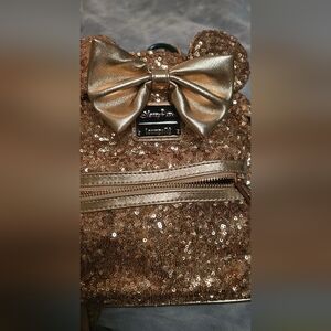Loungefly Rose Gold Sequin Backpack
